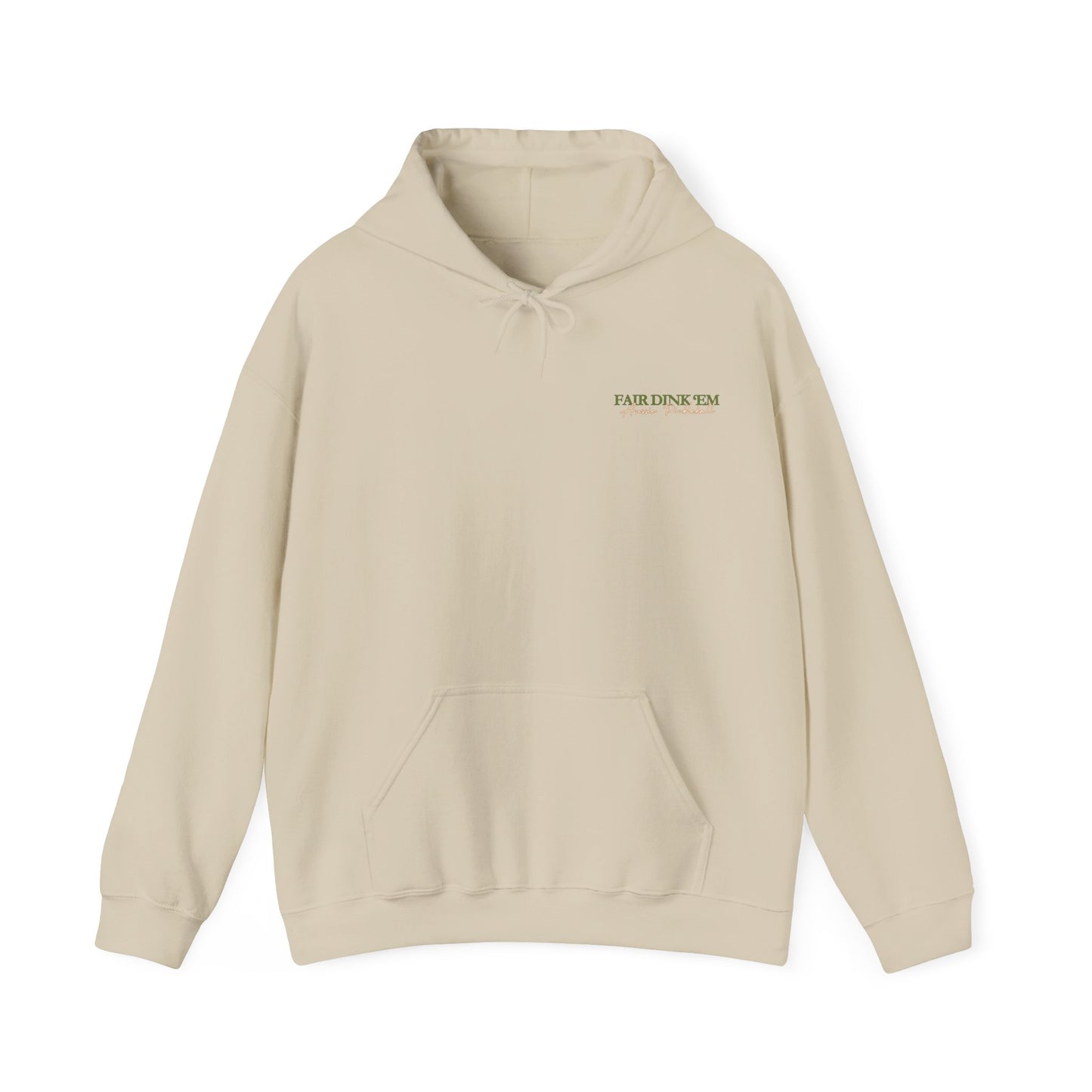 Pickleball Club Hoodie - Fair Dink 'em wordmark