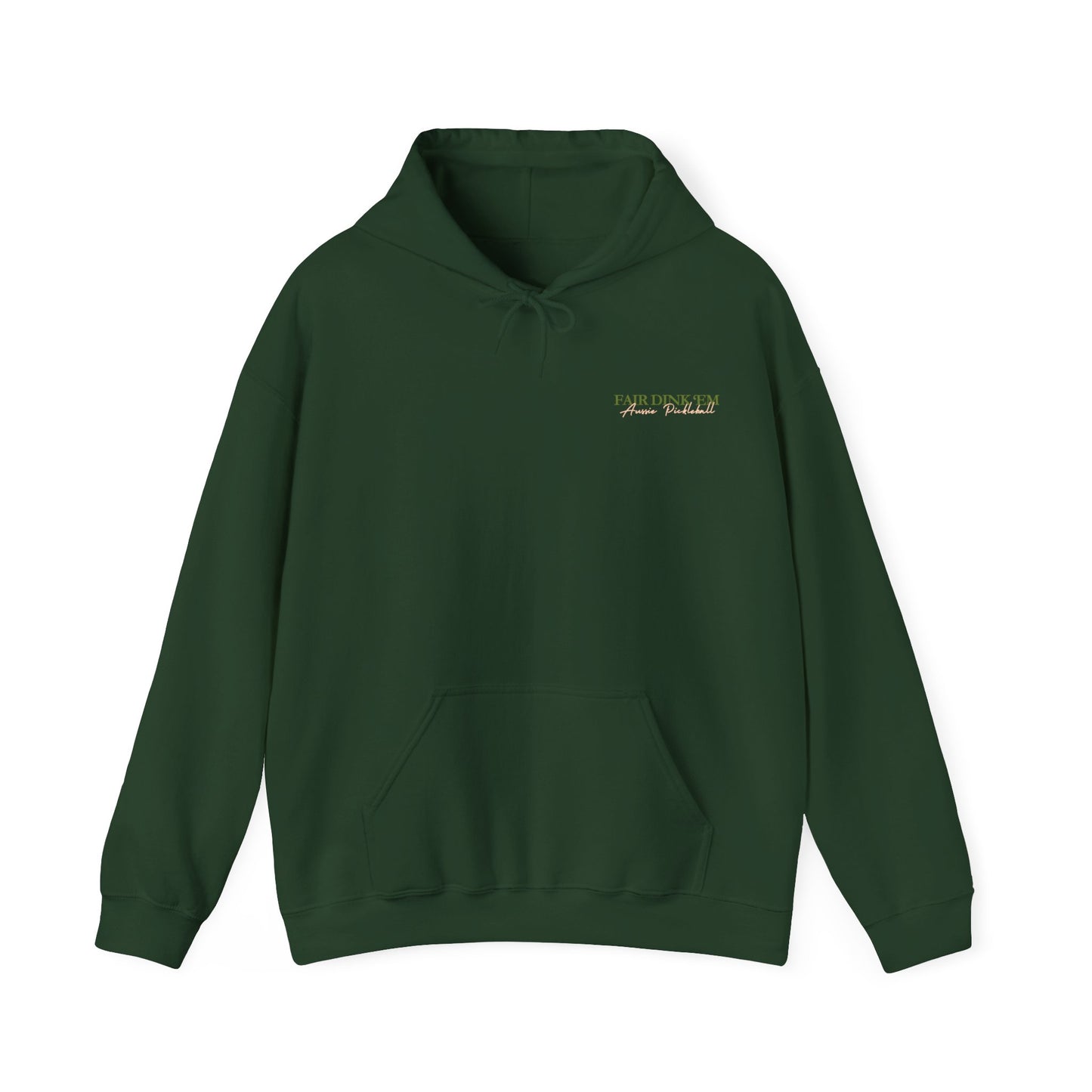 Pickleball Club Hoodie - Fair Dink 'em wordmark