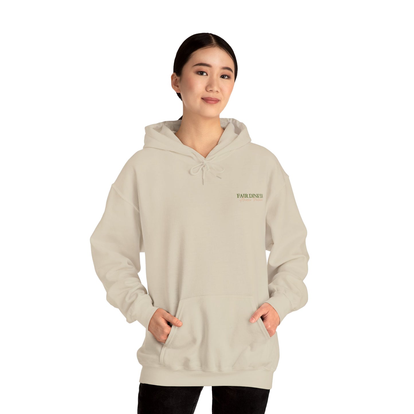 Pickleball Club Hoodie - Fair Dink 'em wordmark