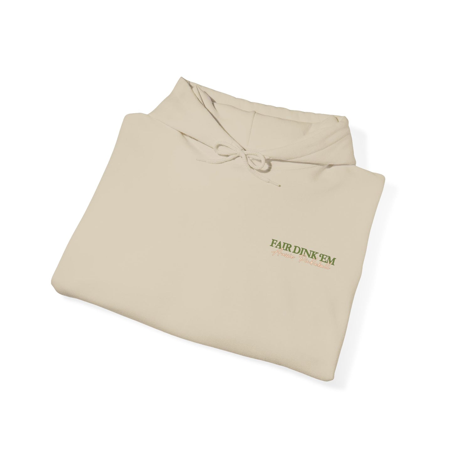 Pickleball Club Hoodie - Fair Dink 'em wordmark