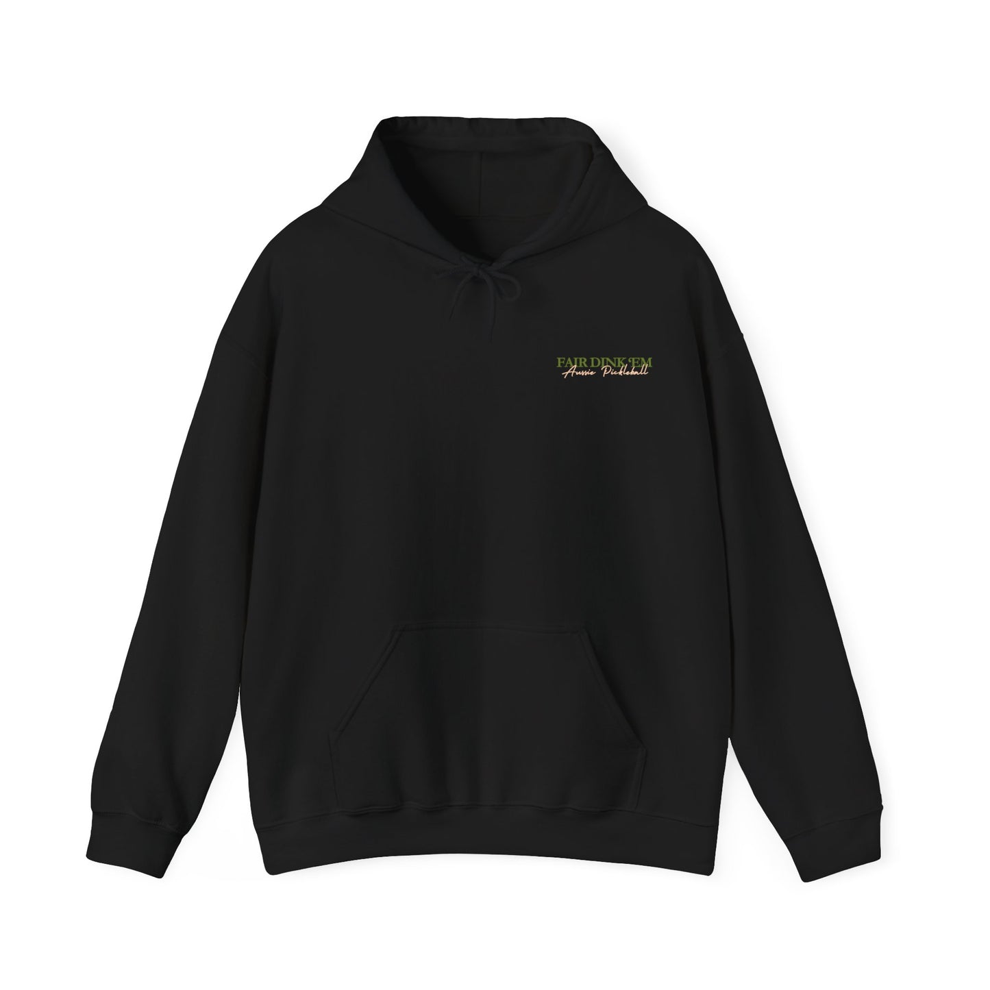 Pickleball Club Hoodie - Fair Dink 'em wordmark
