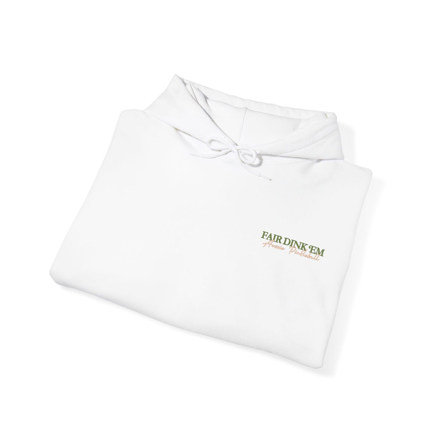 Pickleball Club Hoodie - Fair Dink 'em wordmark
