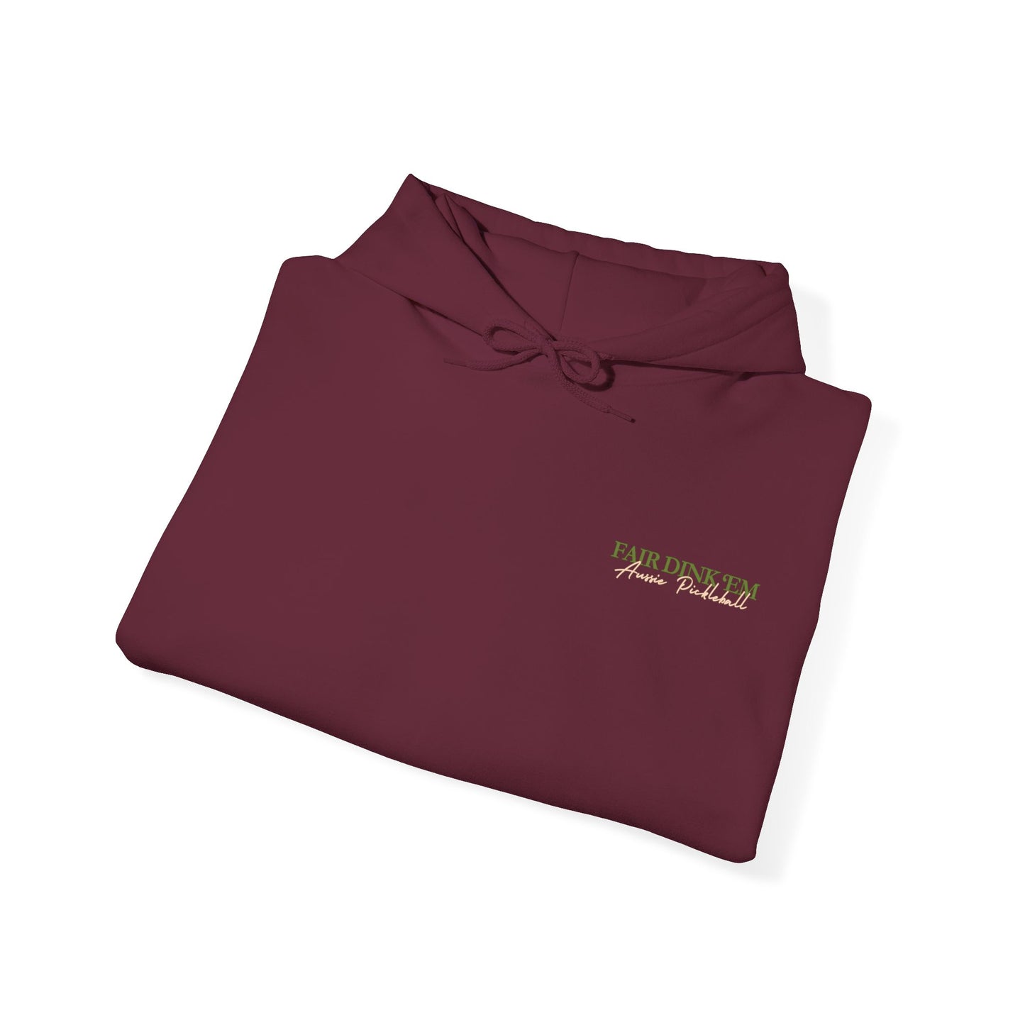Pickleball Club Hoodie - Fair Dink 'em wordmark