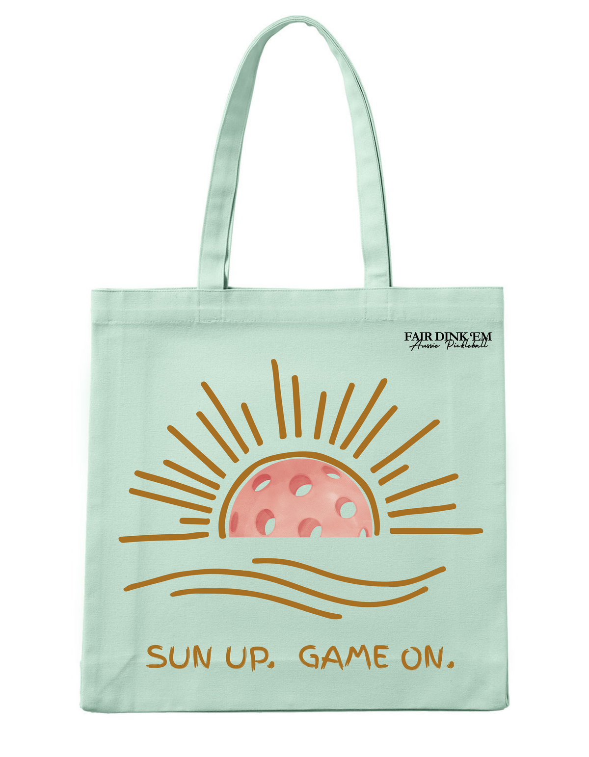 Sun Up, Game On Tote Bag
