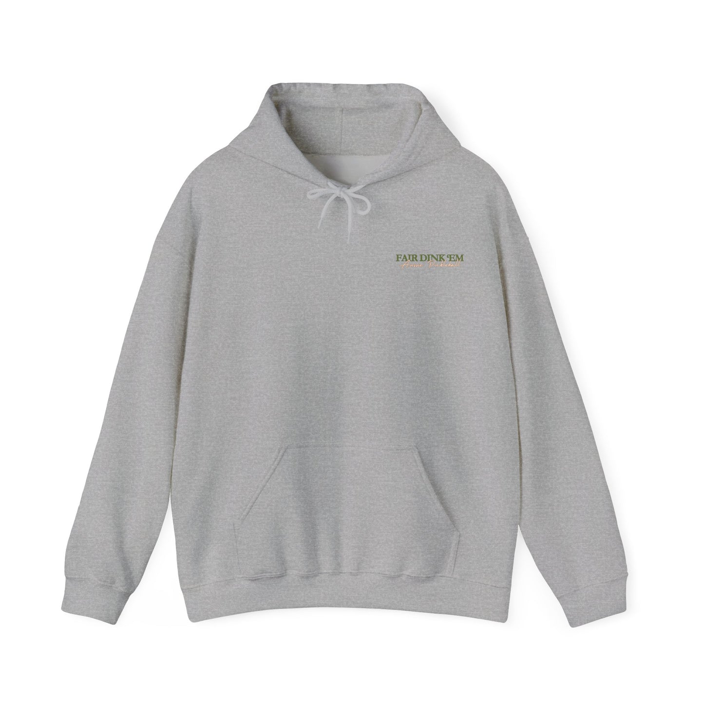 Pickleball Club Hoodie - Fair Dink 'em wordmark